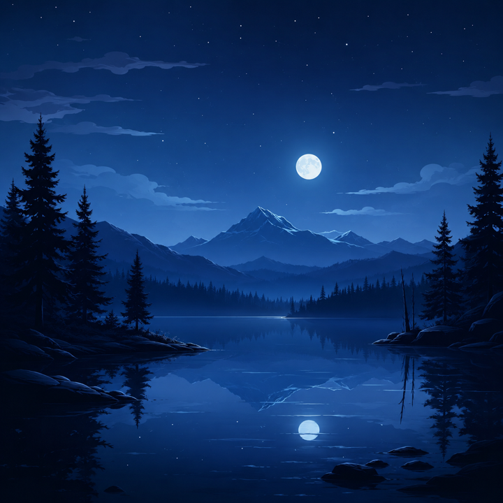 Calm night scene